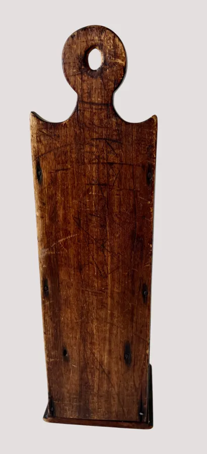Mid 19th. c. Black Painted Pipe Box