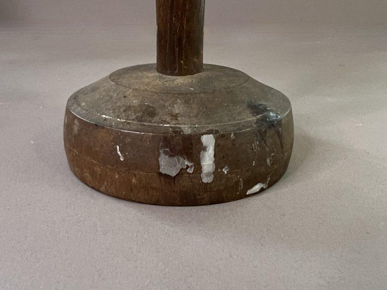 8 3/4", 19th. century Wooden Table Light