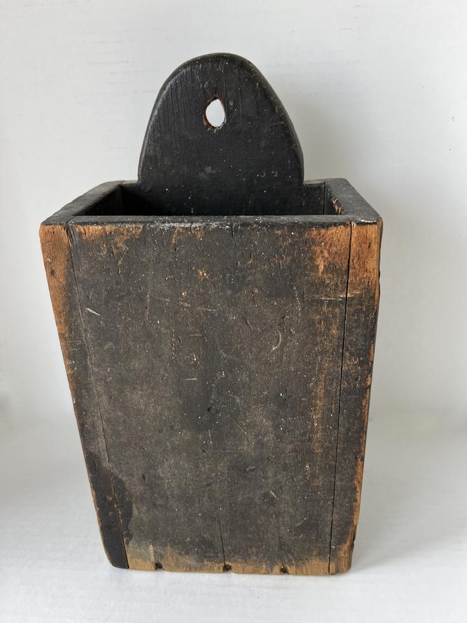 Early 19th. c. Painted Wall Box