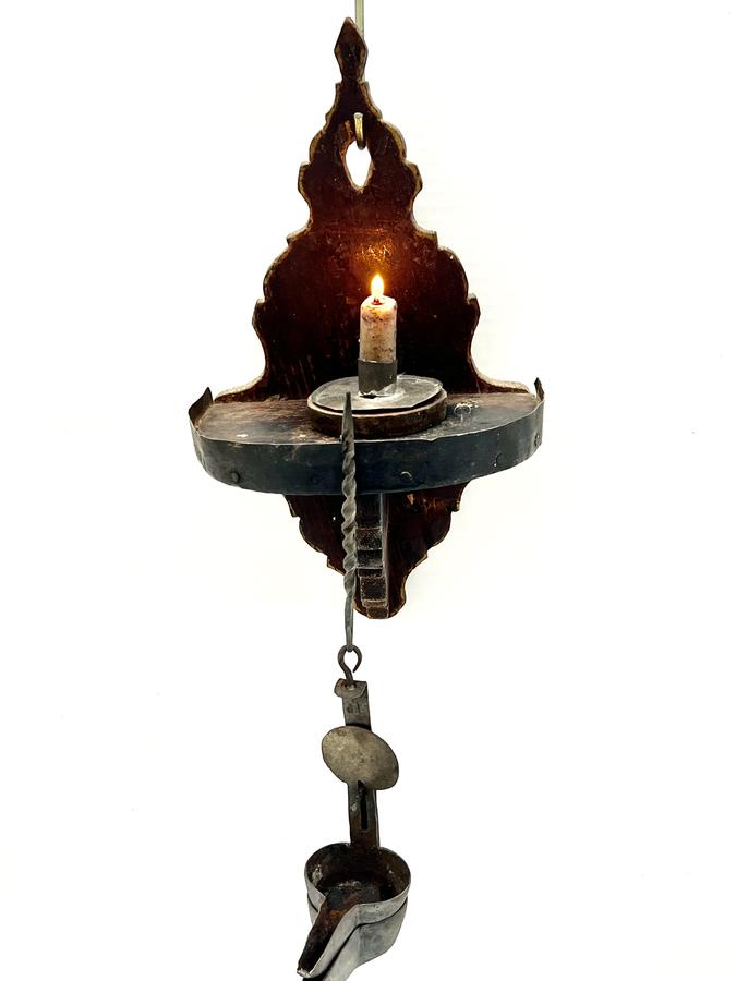 Wonderful 19th. century Lighting Shelf