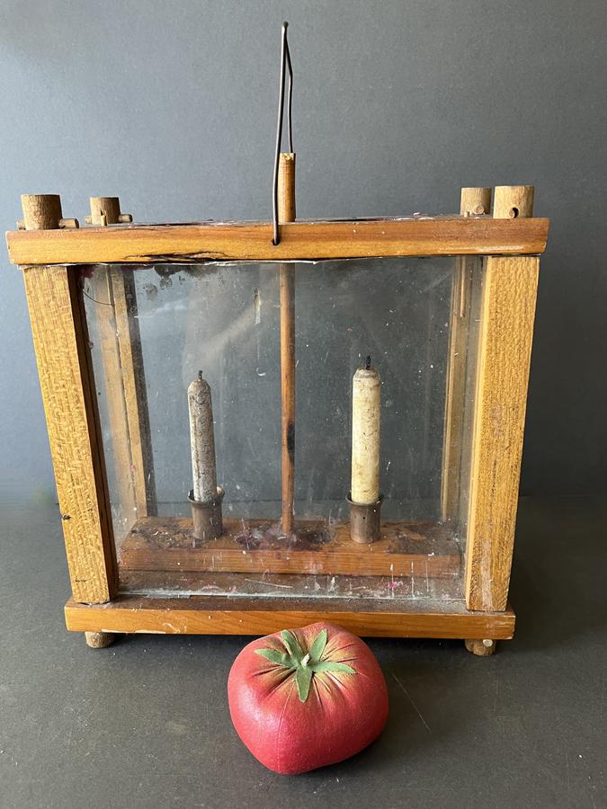 Civil War Regimental Double Candle, Lift Lantern