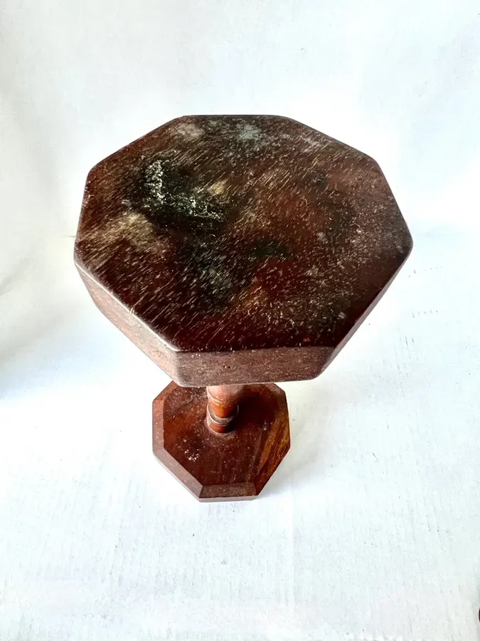 American, Wooden Betty Lamp Tidy