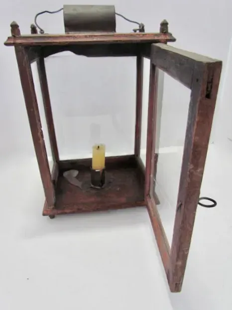 Late 18th. c. Painted Lantern