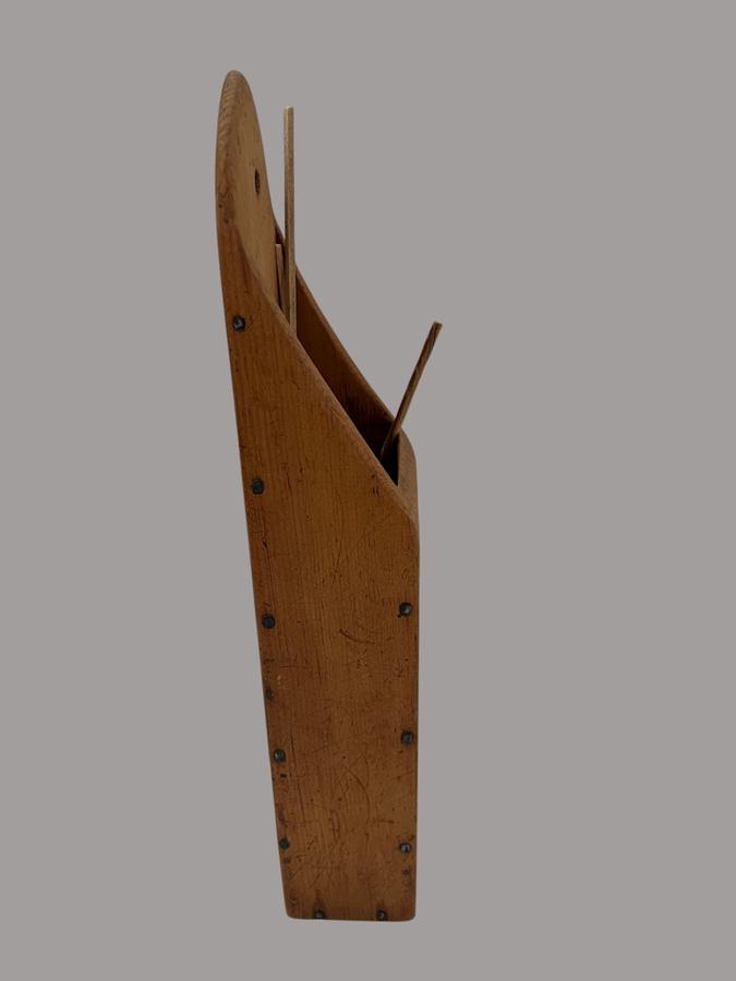 Early 19th. c. Pine Wood, Spill Holder