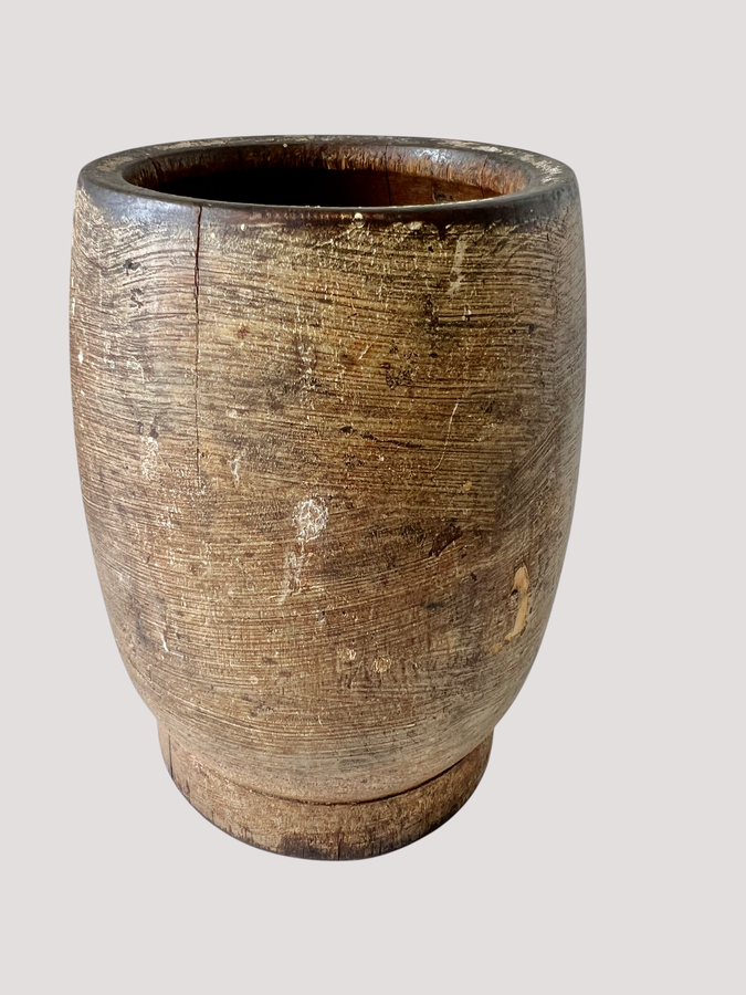 Putty Painted Mortar/Pestle