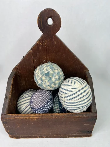 American, Painted Lollipop Top Wall box