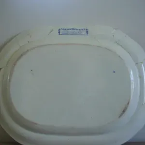 American Historic Blue/White Staffordshire Platter