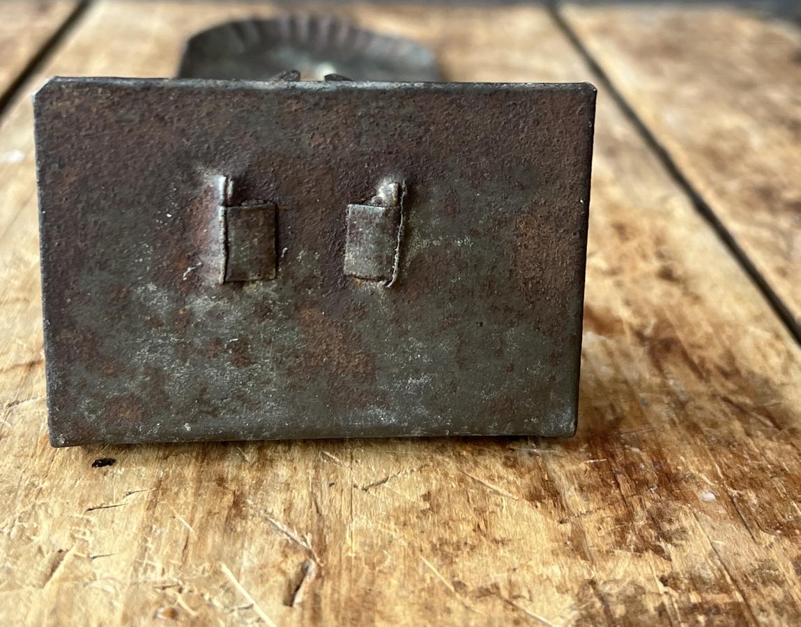 Diminutive, American Tin Candle Sconce
