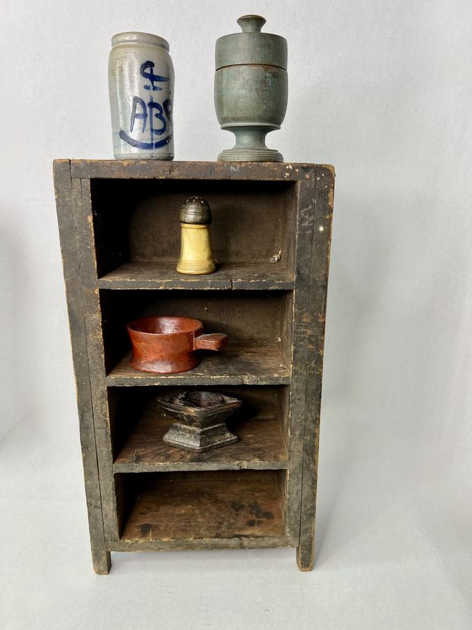 Small Painted Cupboard/Shelves