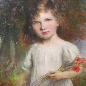 Portrait, Young Girl in a Garden/Thirkell Pearce