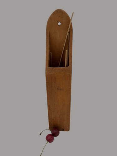 Early 19th. c. Pine Wood, Spill Holder