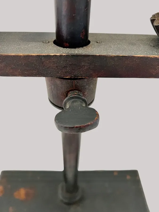 American, 1840's Painted Adjustable Table Light