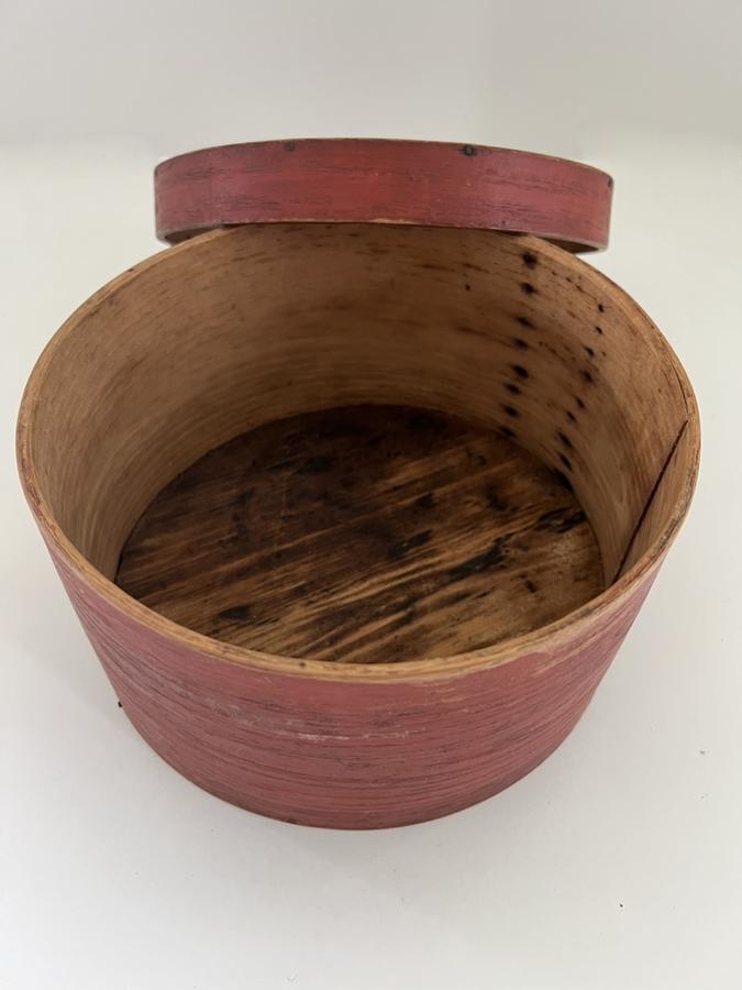 Cherry Red Painted Pantry Box