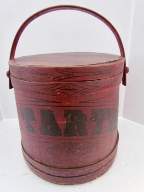 Cream of Tartar, Red Painted Firkin