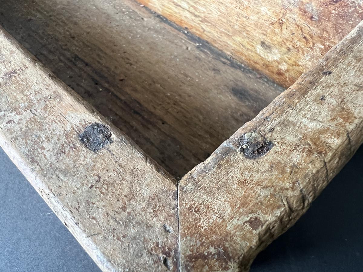 19th. c. Red Painted Table Box