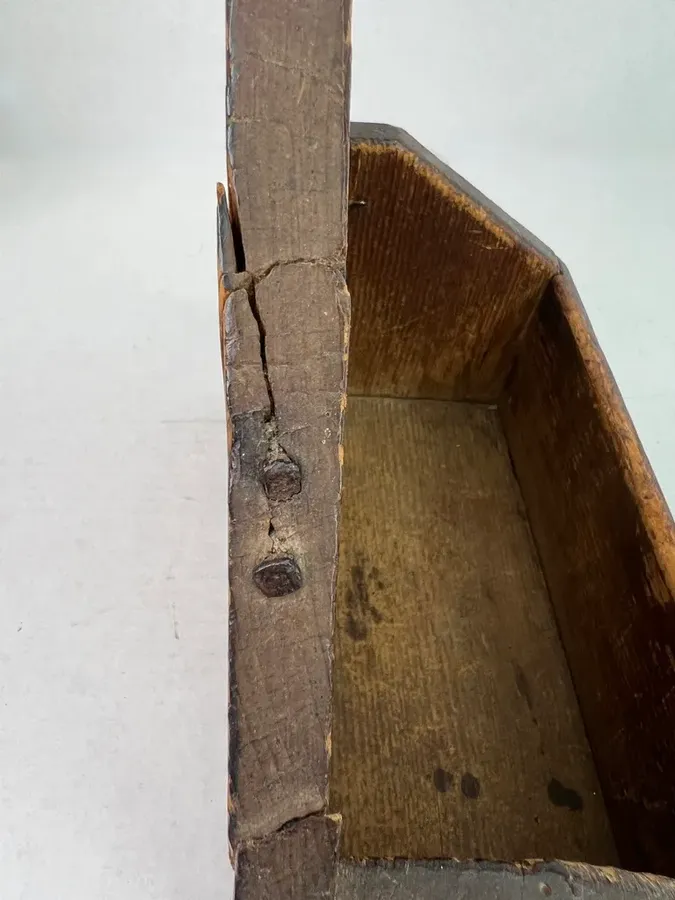 Circa 1840, Square Nailed Wall Box