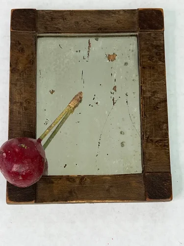 Small, Walnut Mirror, circa 1780-1820