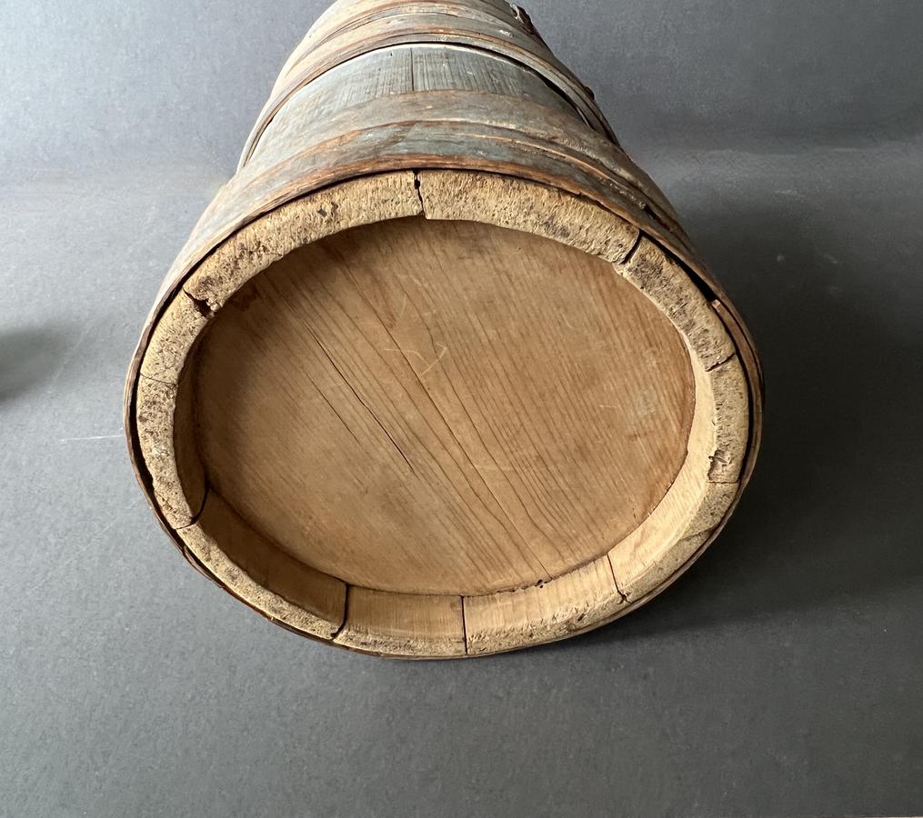 American, Painted Table Top Butter Churn