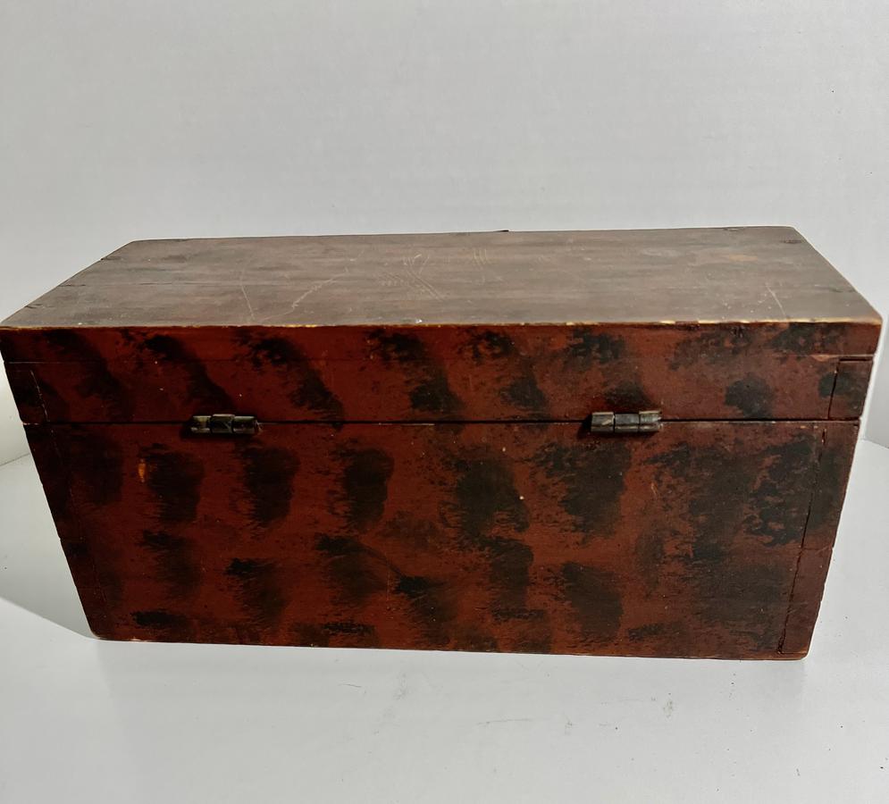 Paint Decorated Document Box