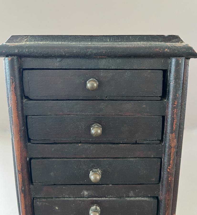 Small Painted Case of Drawers