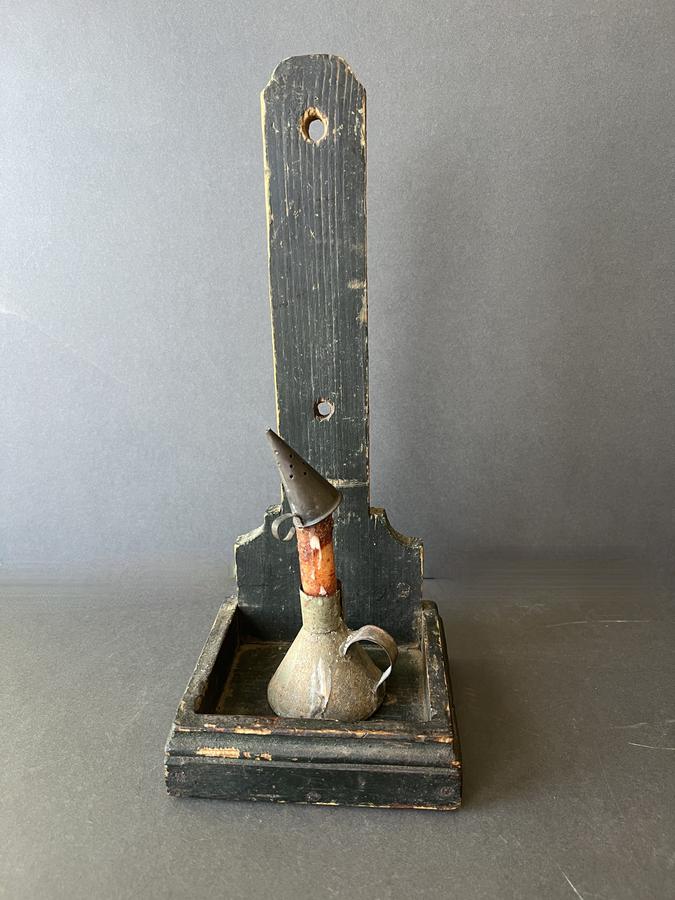Black Painted Candle Shelf, Sconce Shelf
