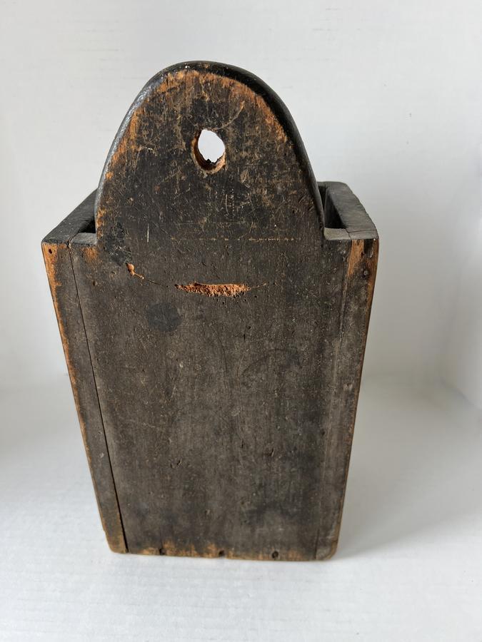 Early 19th. c. Painted Wall Box