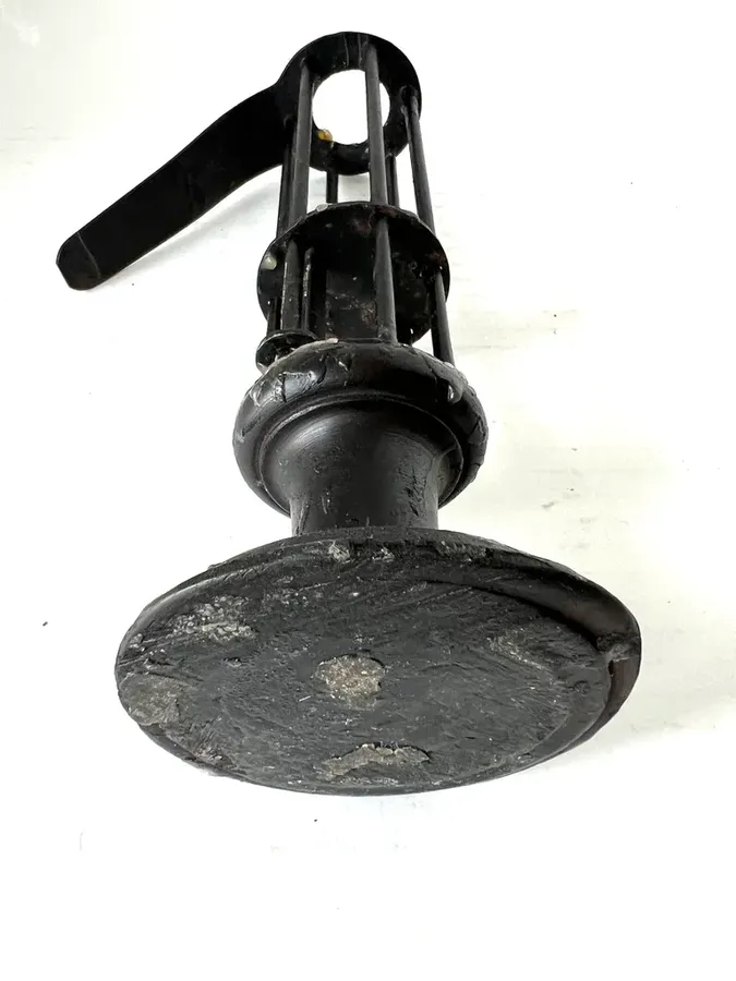 19th. century, Black Painted Cage Light