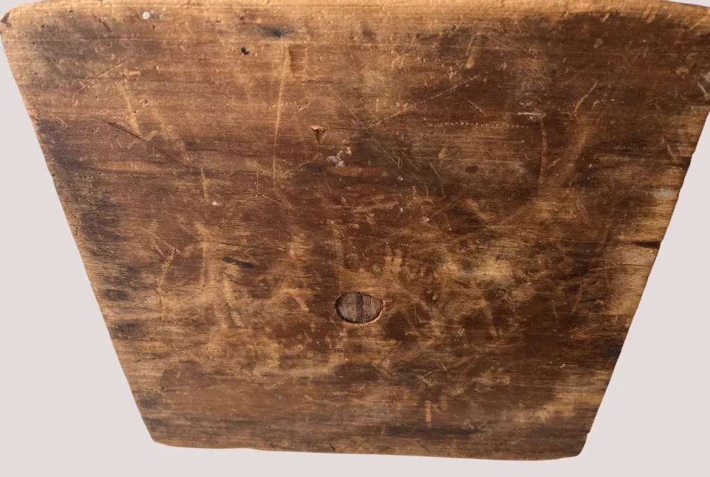 Unusual Double Light, American Wooden Floor Light