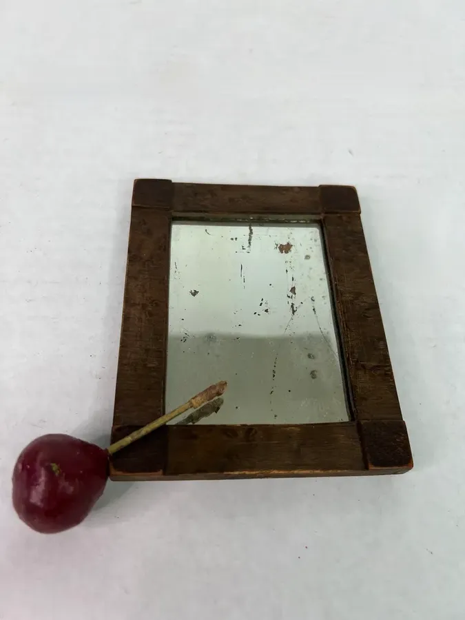 Small, Walnut Mirror, circa 1780-1820