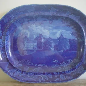 American Historic Blue/White Staffordshire Platter