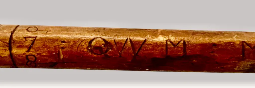 18th. century Wooden Measure, Dated May 10, 1700