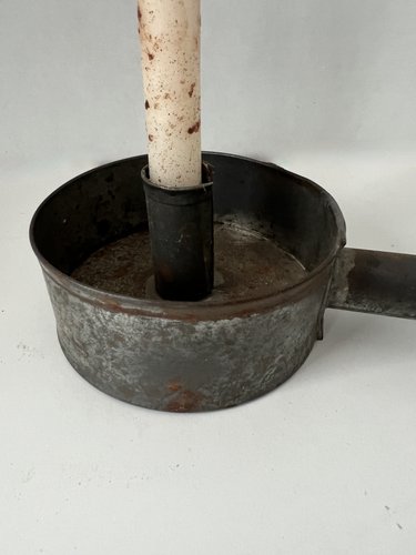 American Tin Chamber Stick