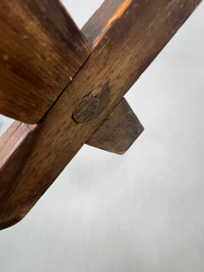 American, Retractable Arm Wooden Table Light