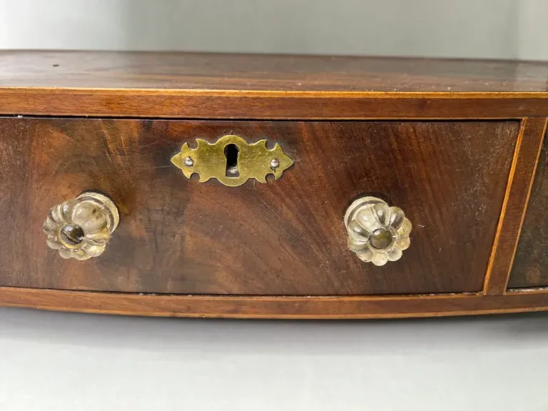 Federal Period Dresser Box w/Swivel Mirror