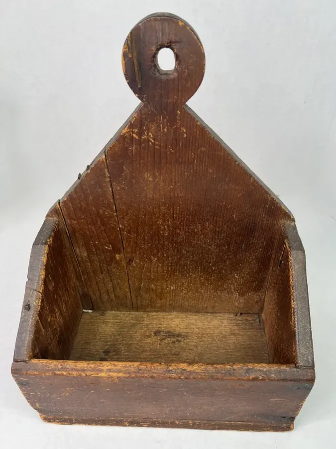 American, Painted Lollipop Top Wall box