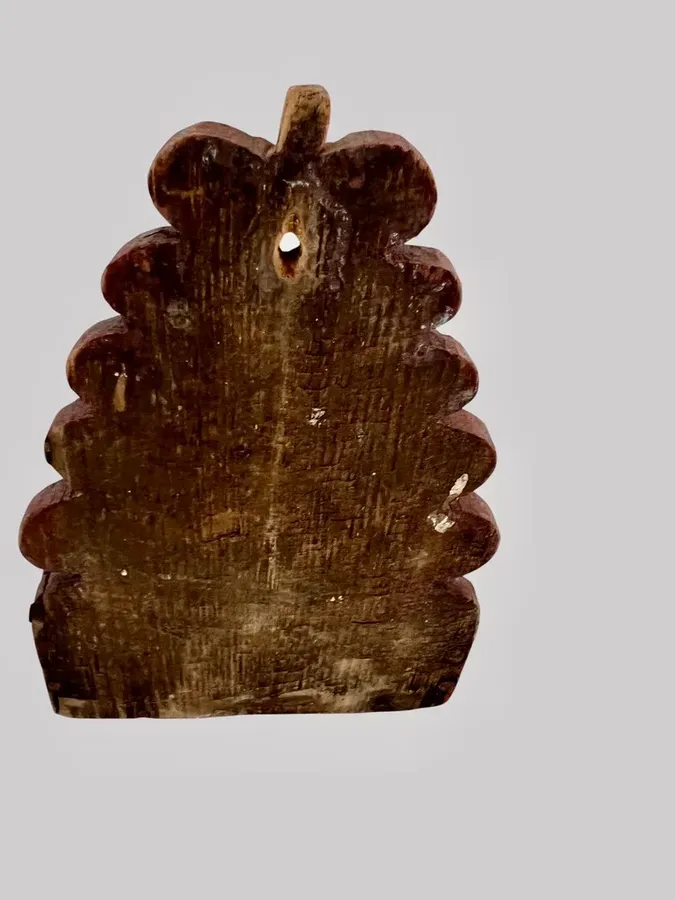 19th. century, Small Wall Box, Original Dry Paint