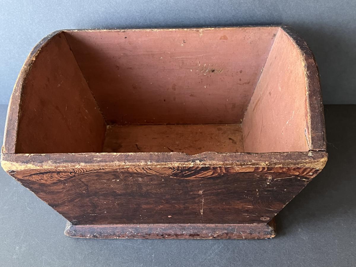 Grain Painted Single Loaf Dough Box