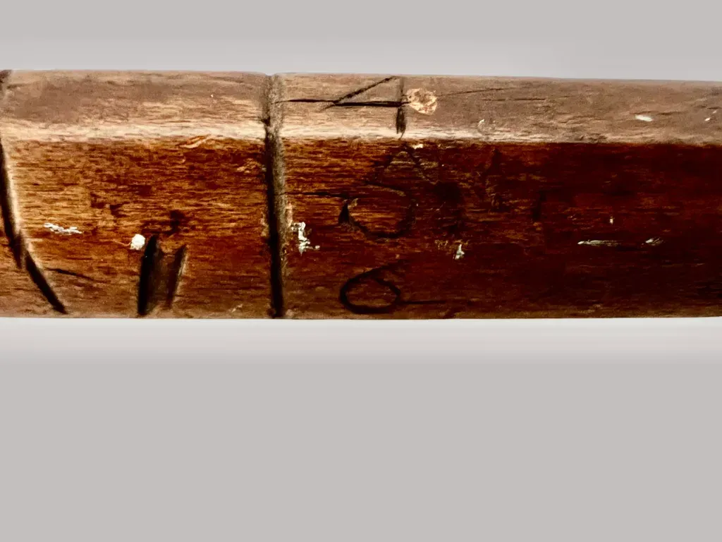 18th. century Wooden Measure, Dated May 10, 1700