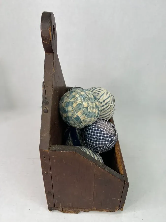 American, Painted Lollipop Top Wall box