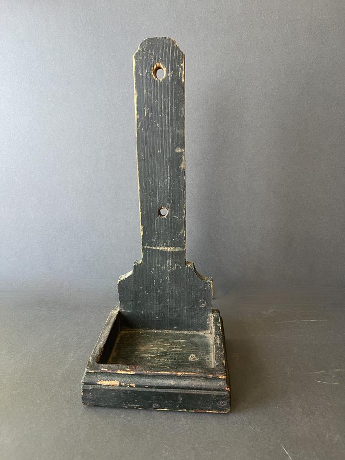 Black Painted Candle Shelf, Sconce Shelf