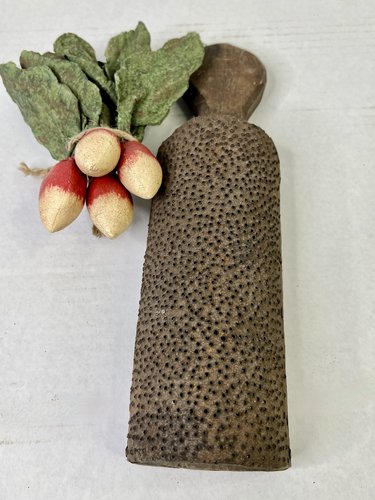 Punched Tin Grater, Lollipop Top
