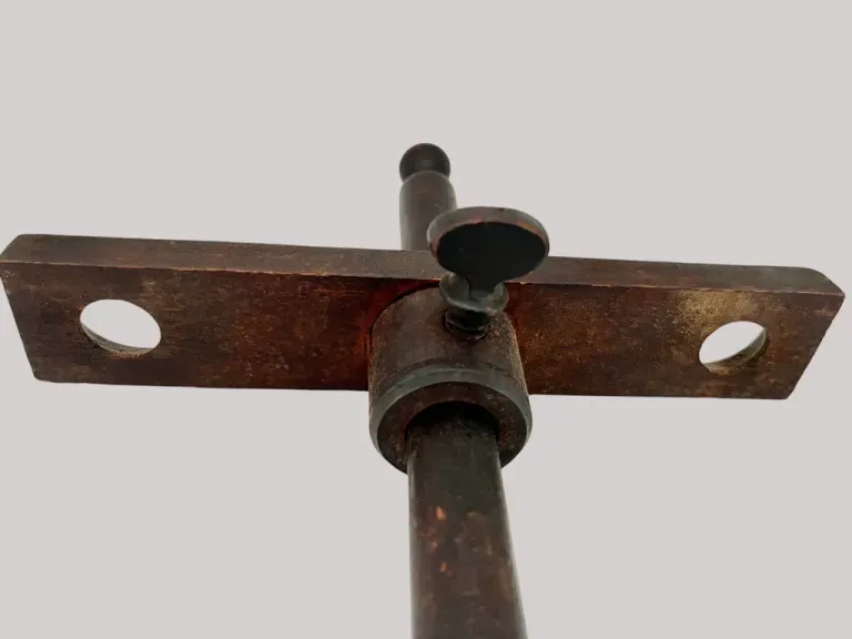 American, 1840's Painted Adjustable Table Light