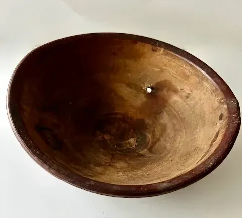 Small, Red Painted Beehive Bowl