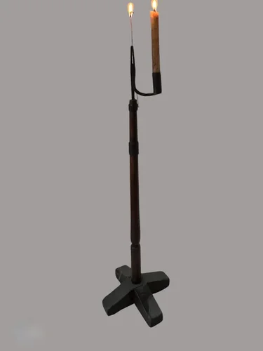 Small, X Base American Floor Light