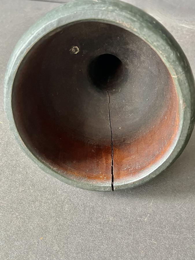 Excellent Painted Treen Funnel