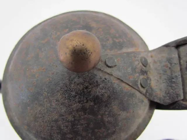 19th. century Punched Tin Gooseneck Coffee Pot