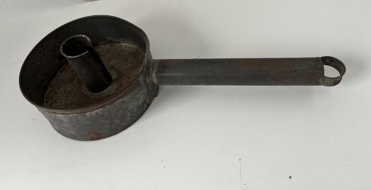 American Tin Chamber Stick