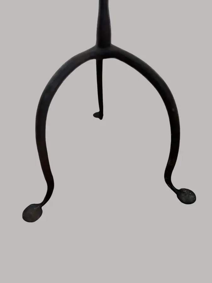 Make Do, 19th. century Two Candle Floor Light