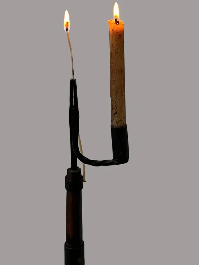 Small, X Base American Floor Light