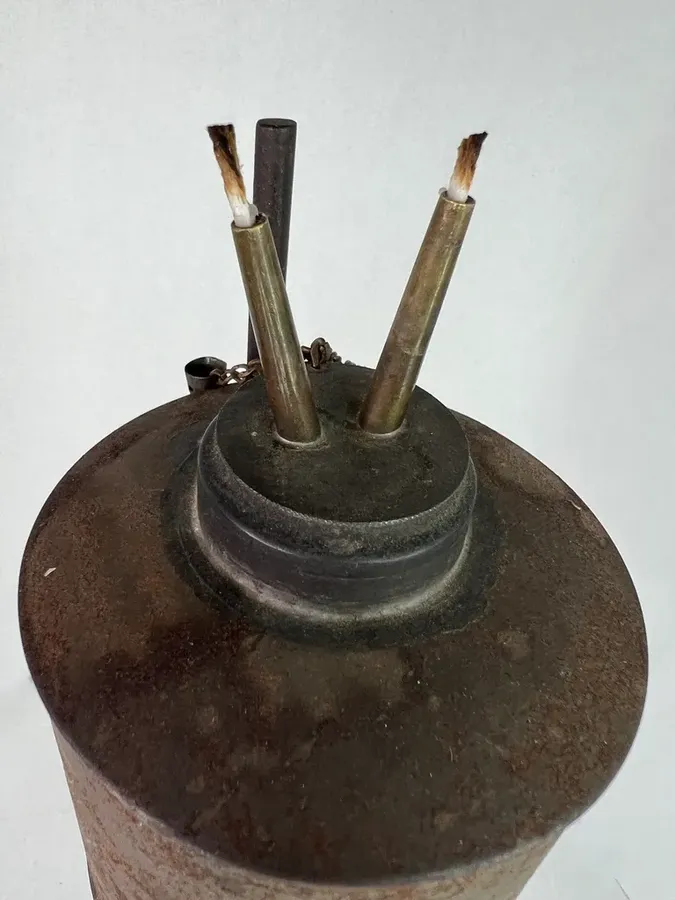 Circa 1840's Double Light Oil Burner
